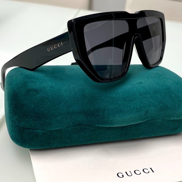 New GUCCI GG0997S - 002 SHIELD SUNGLASSES - Picture 2 of 12